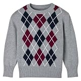 Boys' Cherokee® Argyle Sweater - Grey