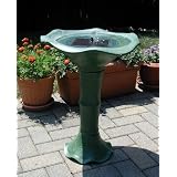 Japanese Garden Solar Birdbath Fountain by Smart Solar