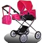 Bassinet Doll Stroller 3-1 -#9333 W/ FREE Carriage Bag