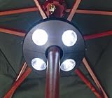 Outdoor Value GARDMAN RECHARGEABLE GARDEN PARASOL LED UFO LIGHT NEW