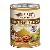 Whole Earth Farms Chicken and Turkey Recipe, 12.7-Ounce, Pack of 12
