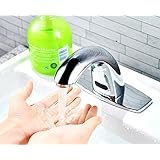 LAYKOR Automatic Touch-Free Lavatory Bathroom Sink Sensor Faucet (Hot & Cold)