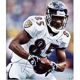 Derrick Mason Autographed/Hand Signed Baltimore Ravens 8x9 Photo
