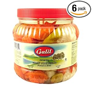 Galil Mixed Vegetables, 48 Ounce Jars (Pack of 6) by Galil