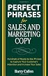 Perfect Phrases for Sales and Marketing Copy (Perfect Phrases Series)