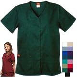 Dickies - Dickies Medical Uniforms Two Pocket EDS Snap Front Top Everyday Scrub