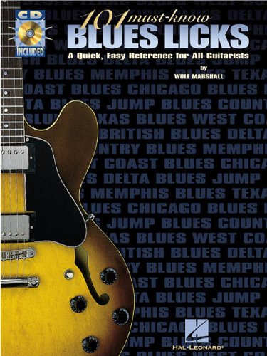 101 Must-Know Blues Licks (Tab Book & CD)