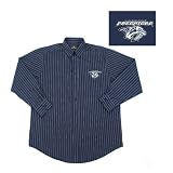 Nashville Predators NHL Tandem Button Down Long Sleeve Shirt (Navy)