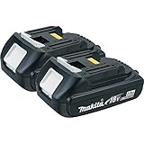 Makita BL1820-2 18V Compact Lithium-Ion 2.0Ah Battery, 2-Pack