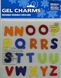 Alphabet Letters N Thru Z Gel Window Clings