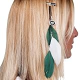 New York Jets Team Color Feather Hair Clip
