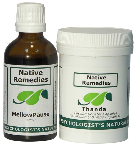 Native Remedies MellowPause and Thanda Passion Booster ComboPack to relieve symptoms of menopause and increase sexual pleasure in women