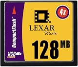 Lexar Media 128 MB CompactFlash Digital 4X ( CF128-231 )