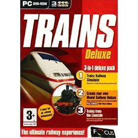 Trains Deluxe Pack 2: Trainz Railway Simulator, Create Your Own Model Railways Dleuxe and Train From The Lineside DVD Video (PC CD) [Import anglais]