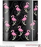 Sony PS3 Skin Flamingos on Black