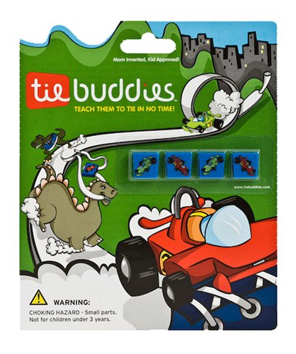 Tie Buddies 'Red and Green Race Cars'