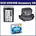 Sony DCR-DVD408 Camcorder Accessory Kit includes: 638002 Tape/ Media, ST80 Case, SDNPFH70 Battery