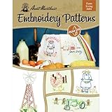 Aunt Martha's Farm Living Embroidery Transfer Pattern Book, Over 25 Iron On Patterns