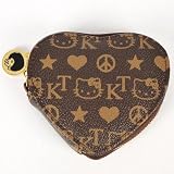 Hello Kitty Heart Shaped Coin Purse Wallet Chain