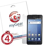 myGear Products CLEAR LifeGuard Screen Protectors for Samsung Infuse (4 Pac ....