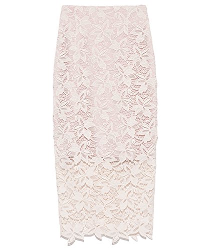 (スナイデル)snidel レースミドル丈タイトスカート