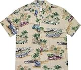 Hawaiian Shirt- Cadillac Cruising Men's Hawaiian Aloha Shirt