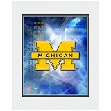 Photo File Michigan Wolverines Logo Matted Photo