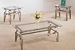 BEAUTIFUL 3PC 8MM BEVELED COFFEE / 2 END TABLE SET