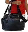 Authentic Coach Addison Leather Baby Diaper Bag Converible Tote 18374 Black