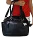 Authentic Coach Addison Leather Baby Diaper Bag Converible Tote 18374 Black