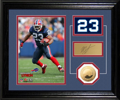 Highland Mint NFL Buffalo Bills Marshawn Lynch Player Pride Desk Top Photomint