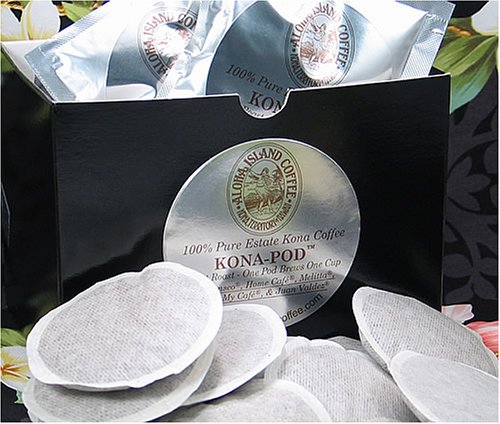 French Vanilla 100% Kona Coffee Pods - 18 KONA-PODS; Buy 2 and Save! by Aloha Island Coffee Company