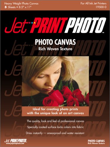 Jet Print Photo Canvas Paper