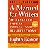A Manual for Writers of Research Papers, Theses, and Dissertations, Eighth Edition: Chicago Style for Students and Researchers (Chicago Guides to Writing, Editing, and Publishing)