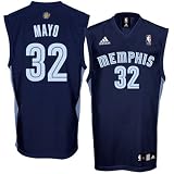 O.J. Mayo Jersey: adidas Navy Replica #32 Memphis Grizzlies Jersey
