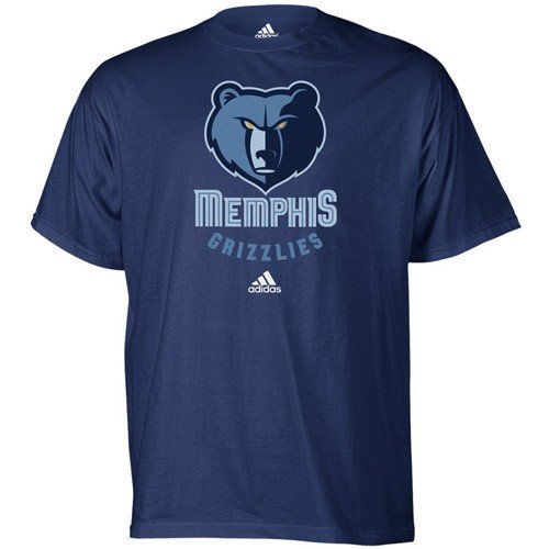 NBA Men's Memphis Grizzlies Short Sleeve T- Shirt (Dark Navy, Medium)