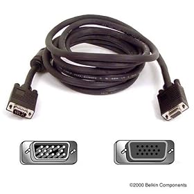 Belkin Pro Series High Integrity VGA/SVGA Monitor Extension Cable 5m