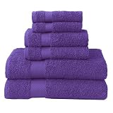 Review Aegean Apparel  / Egyptian Towel 6-pc. Set - Lilac