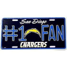 Click here to buy NFL Football Team #1 Fan Decorative Metal License Plate by  Rico .