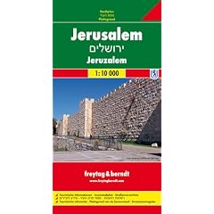 Freytag Berndt Stadtpl�ne, Jerusalem 1:10.000: Touristische Informationen. Innenstadtplan. Stra�enverzeichnis
