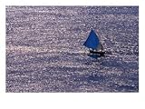 Sailing Across Cape Jambela, Bali, Indonesia, Sailboats & Yachts Photographic Poster Print by Alain Evrard, 24x18