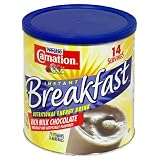 Carnation Instant Breakfast Nutritional Drink, Rich Milk Chocolate, 17.7-Ounce Canisters (Pack of 3)
