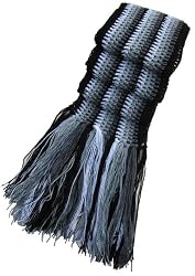 Handmade Pure Cotton Artisan Scarf - Gray Elegant Blend (100% Hand-crocheted/...