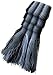 Handmade Pure Cotton Artisan Scarf - Gray Elegant Blend (100% Hand-crocheted/...