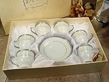 Baby Keepsake: 6 cup 6 saucer in square boxclassic (Set of 84)