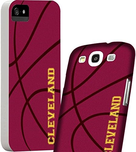 Cellular Outfitter LG G3 City of Cleveland Basketball Rubberized Plastic Slim Case -Wine & Gold