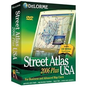 DeLorme Street Atlas USA 2006 Plus (DVD) by Delorme Mapping