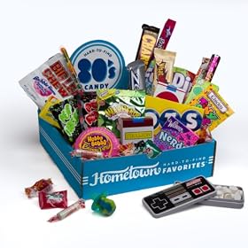 Hometown Favorites 1980's Nostalgic Candy Gift Box, Retro 80's Candy, 3-Pound