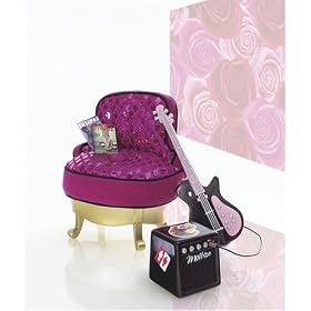 Barbie Fashion Fever Rockin' Guitar Chair Furniture by Mattel
