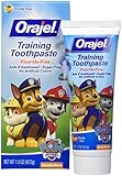 Orajel Toddler Training Toothpaste Tooty Fruity Flavor - 1.5 oz(Pack of 3)